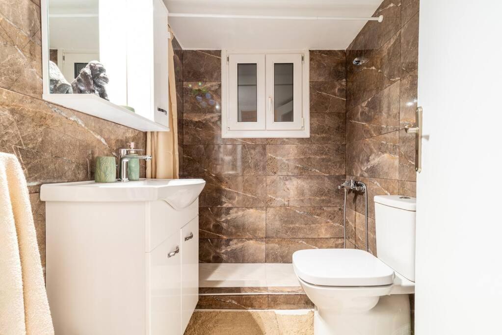 Ferienwohnung Modern African-Inspired Flat Athen Exterior foto