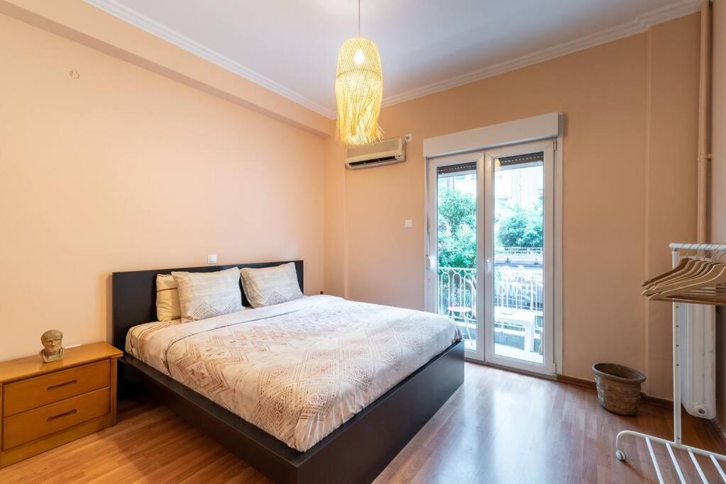 Ferienwohnung Modern African-Inspired Flat Athen Exterior foto